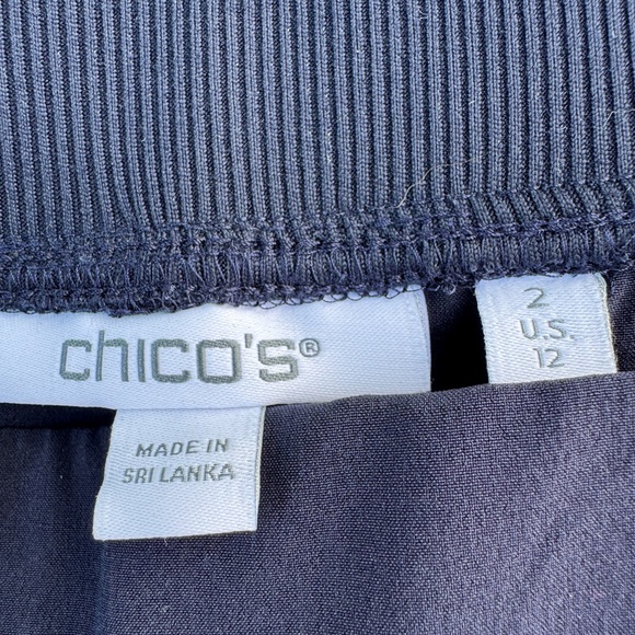 Chico's, ZENNERGY, Navy Pants with Zippered Pockets.  Can be dressy or casual. - Picture 3 of 7